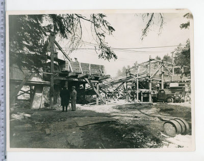 Helsinki Hakkilan tehdasrakennus 1938 vanha valokuva