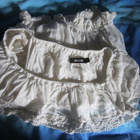 Toppi S BikBok * off shoulder * luonnonvalkoinen - pikkukuva 5
