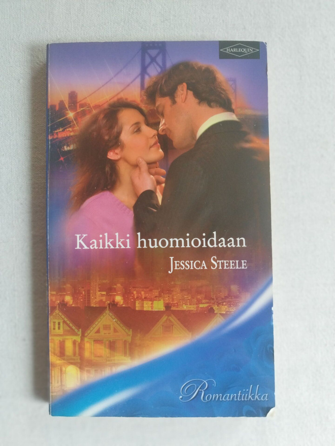 Harlequin, Jessica Steele: "Kaikki huomioidaan"