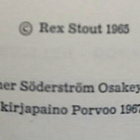 Rex Stout - Ovikello soi (nid.) - pikkukuva 3