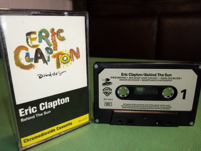 C-KASETTI ERIC CLAPTON : Behind the sun ( SIS POSTIKULU)