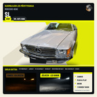 SL (W107 / R107) 1971-1989 Ulkoiset LED -valot - pikkukuva 1