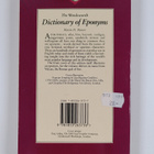 Martin H. Manser : The Wordsworth Dictionary of Eponyms - pikkukuva 2