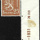 1930 M-30 L 25 p kellanruskea ** Lape 146 b LP Lm1 TIL N:o - pikkukuva 1