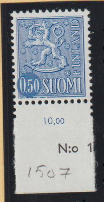 M63 0,50 sininen fosf.pap. ++ (LaPe 7€)