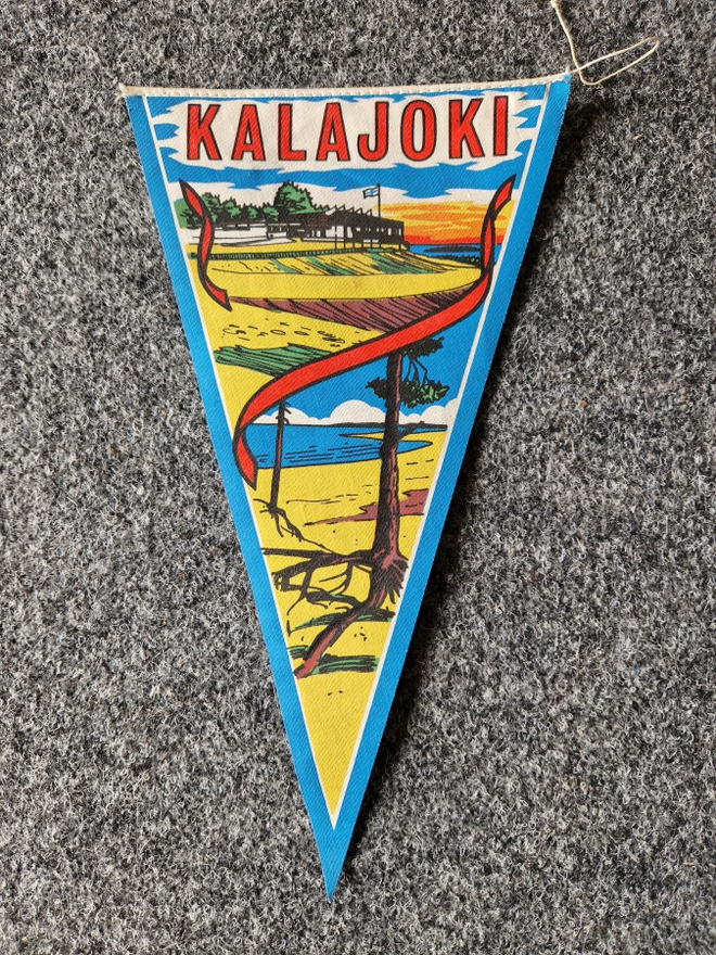 Kalajoki vintage iso matkailuviiri