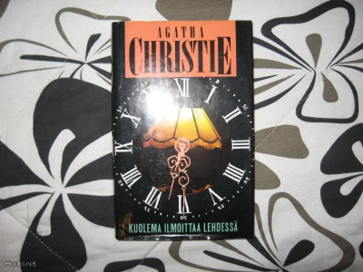 Agatha Christie*KUOLEMA ILMOITTAA LEHDESSÄ v.1991