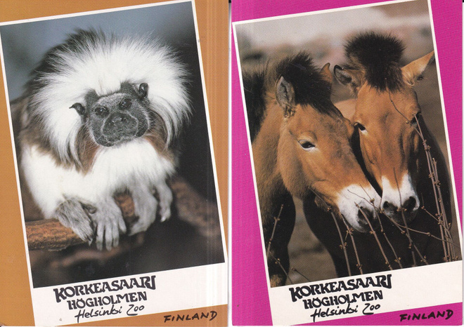 Helsinki, Korkeasaari  Zoo 1, 2 korttia , e257