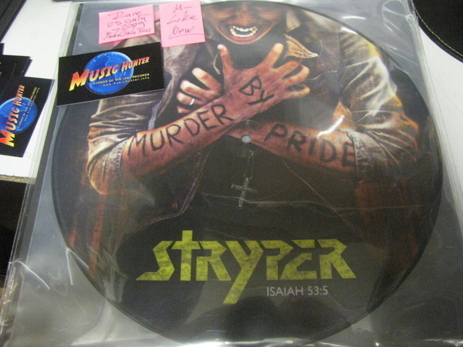 STRYPER - MURDER BY PRIDE LP KUVALEVY US '09 PAINOS M-