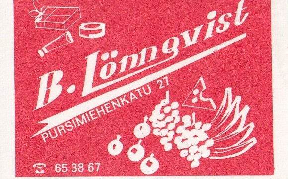 B. Lönnqvist,  Pursimiehenkatu 27 , b425