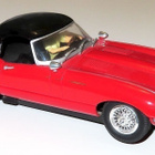 Carrera Jaguar E-type, punainen autorata-auto, 1:24 - pikkukuva 1