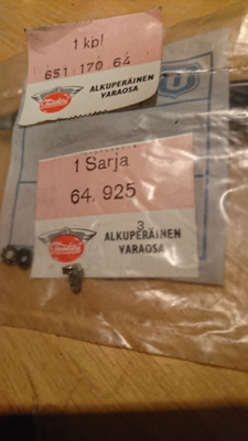 1965 - 1970 tankin merkin ruuvi