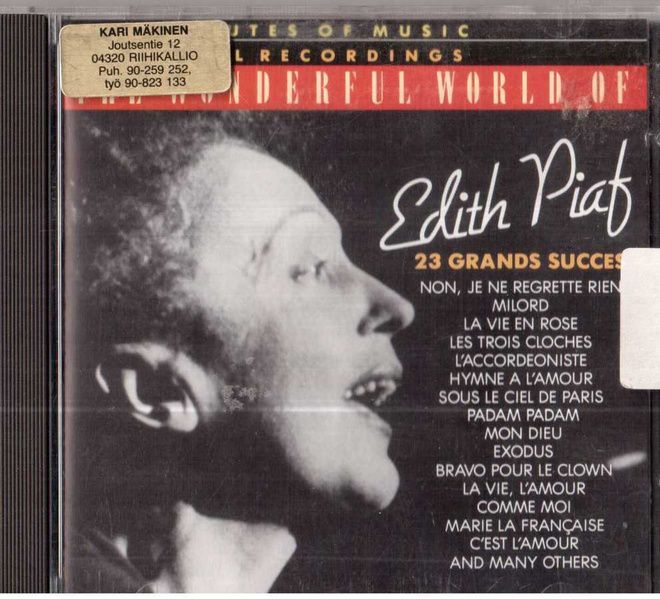 THE WONDERFUL WORLD OF EDITH PIAF