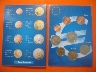 Suomi eurot 1c-2e - 2005 UNC