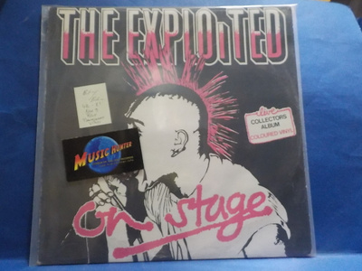 THE EXPLOITED - ON STAGE - UK -81 EX-/EX- LP