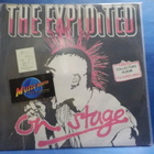 THE EXPLOITED - ON STAGE - UK -81 EX-/EX- LP - pikkukuva 1
