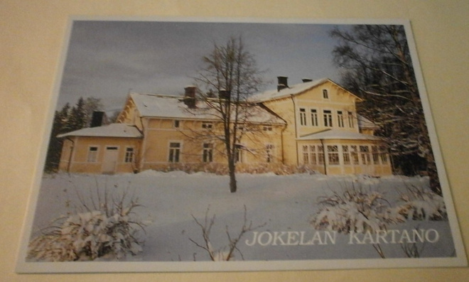Koski Hl, Jokelan kartano, talvikuva, väripk, ei p.