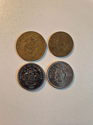 Seychellit cents, 4 kpl        (14473)
