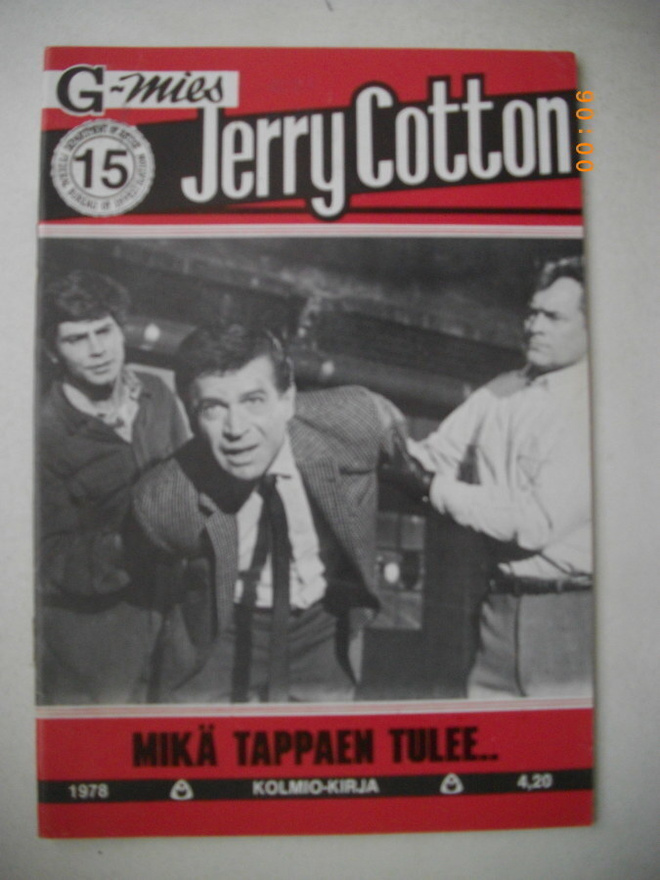 Jerry Cotton 15/1978: Mikä tappaen tulee..(21.5)