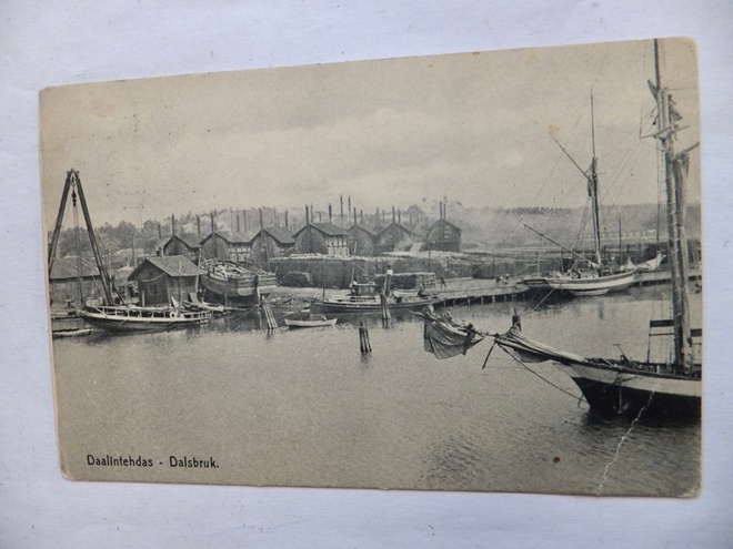VANHA Postikortti Taalintehdas Dalsbruk Kemiönsaari 1920-l
