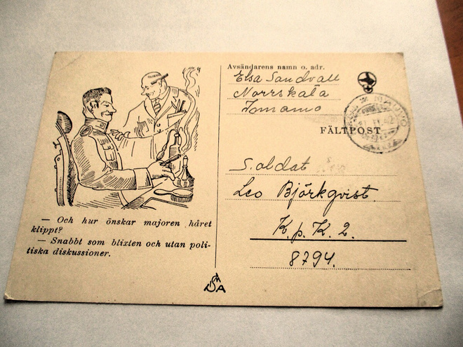 Och Hur önskar majoren - Nauvo 1942