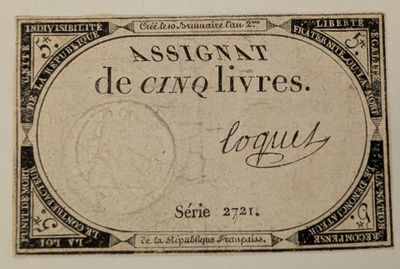 Ranska 5 Livres 1793