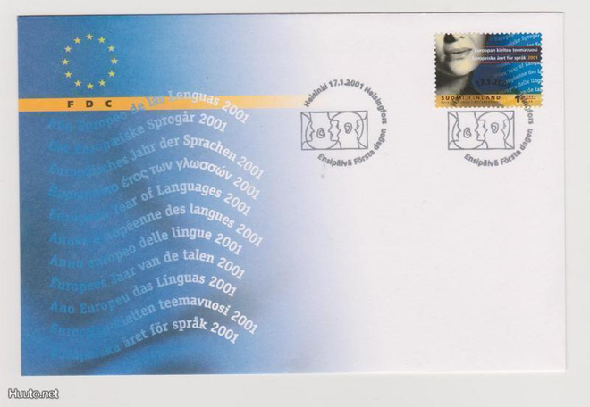 FDC 2001 Eurooppalainen kielivuosi