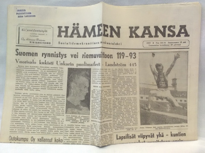 Hämeen Kansa 20.7.1957