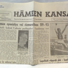 Hämeen Kansa 20.7.1957 - pikkukuva 1