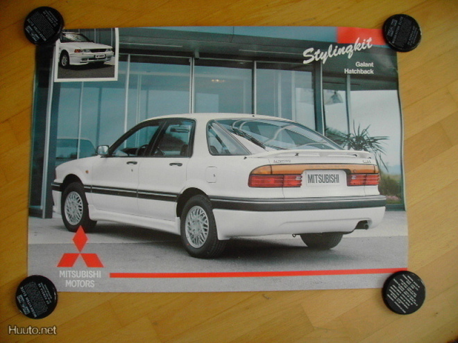 Mitsubishi Galant HB juliste - alkuperäinen