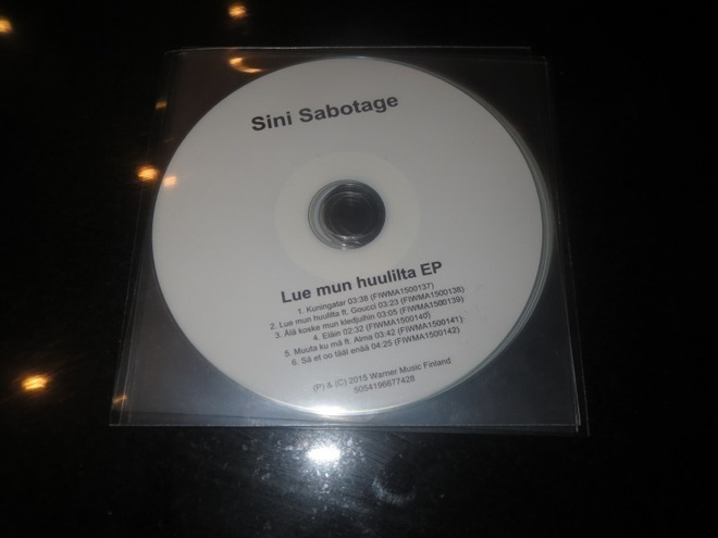 Sini Sabotage Lue mun huulilta EP