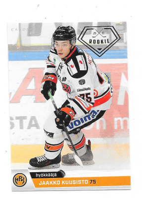 2018-19 CardSet Rookies #RC184 Jaakko Kuusisto HPK /999