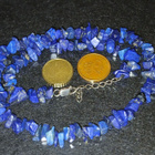Hopea lukko, Lapis lazuli kivi, kaulakoru lapislazuli stone - pikkukuva 4
