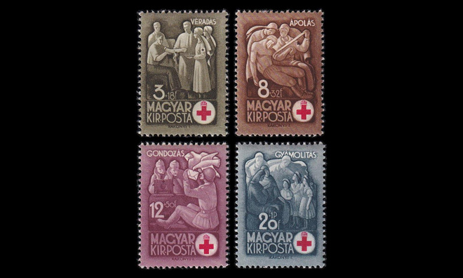 Unkari 691-4 * Punainen Risti (1942)