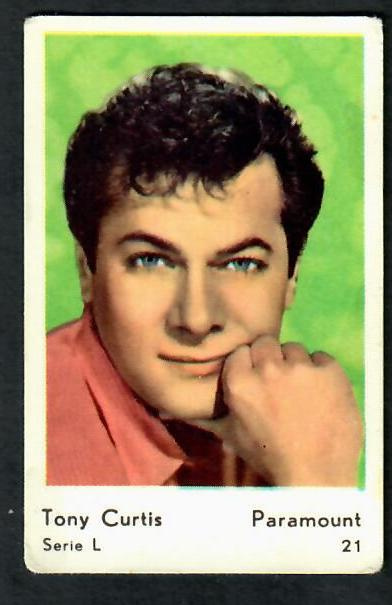 Keräilykuva - Tony Curtis Serie L 21 Paramount