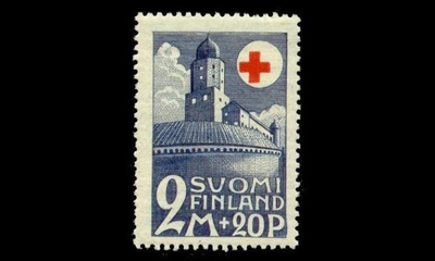166 ** Punainen risti 2mk+20p (1931)