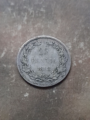 25 penniä 1898