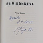 Pirjo Maunu : Riivikonneva (signeerattu, tekijän omiste) - pikkukuva 3