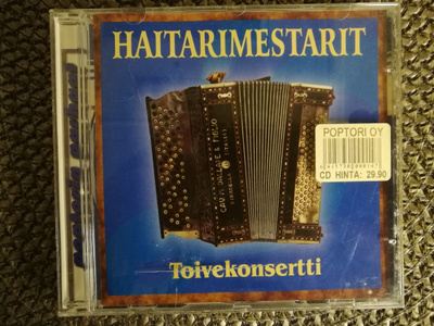HAITARIMESTARIT-TOIVEKONSERTTI-CD,Poptorin parhaat, v. 2000