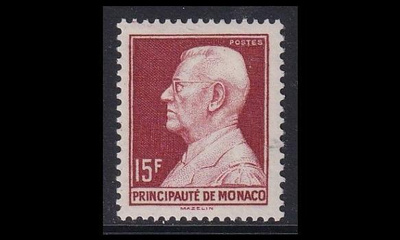 Monaco 379 * Käyttösarja Louis II 15 Fr (1948)