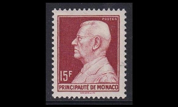 Monaco 379 * Käyttösarja Louis II 15 Fr (1948)