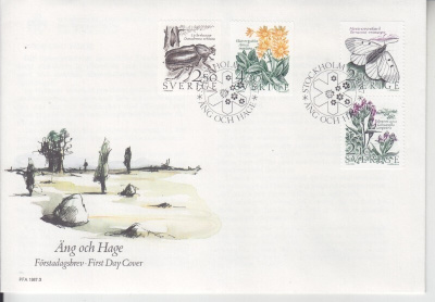 Ruotsi fdc 1987