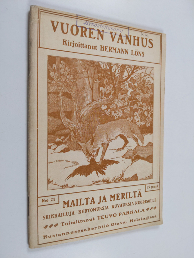 Hermann Löns : Vuoren vanhus ynnä muita eläintarinoita