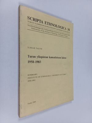 Ilmar Talve : Turun yliopiston kansantieteen laitos 1958-...
