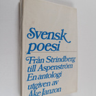 Svensk poesi 2 : Från strindberg till aspenström - pikkukuva 1
