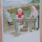 Leidit pyykillä, padassa vettä ja saavi täynnä, p. 1918 - pikkukuva 1