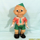 * AITO JA HARVINAINEN 60-LUVUN ALUN PINOKKIO FIGUURI 40 cm * - pikkukuva 1