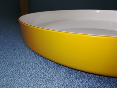 Harvinainen 1970-luvun ø40 cm akryylitarjotin