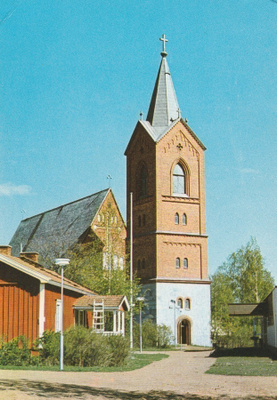 Postikortti, Hauhon kirkko 1400-luvulta