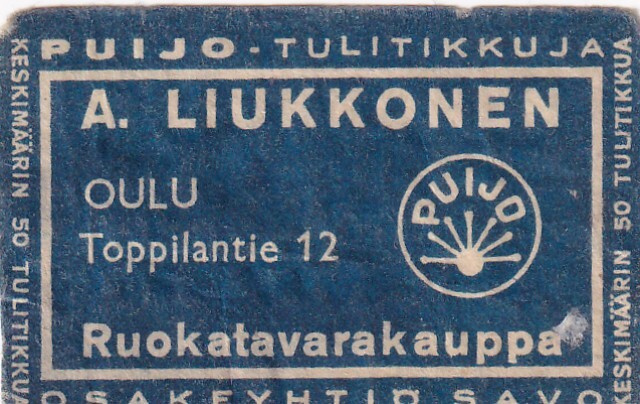 Oulu, A. Liukkonen  , s21